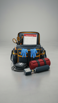 EMS field operations kit with rapid-access organizer
